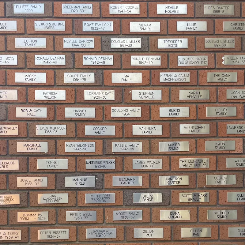 Alumni Legacy Wall Plaques